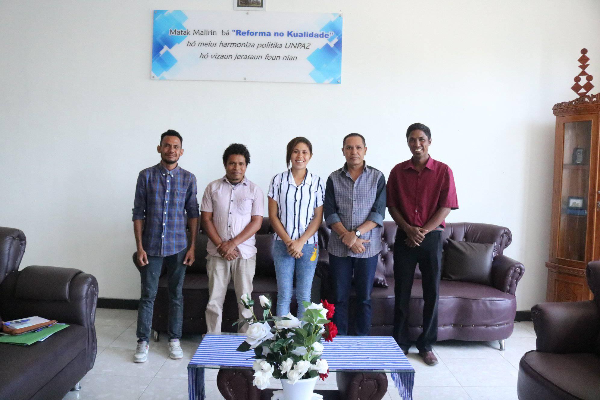 ORGANIZASAUN JUVENTUDE INOVATIVU TIMOR LESTE, (IJTL) HASORU MALU NO MAGNIFIKU REITOR, UNIVERSIDADE D