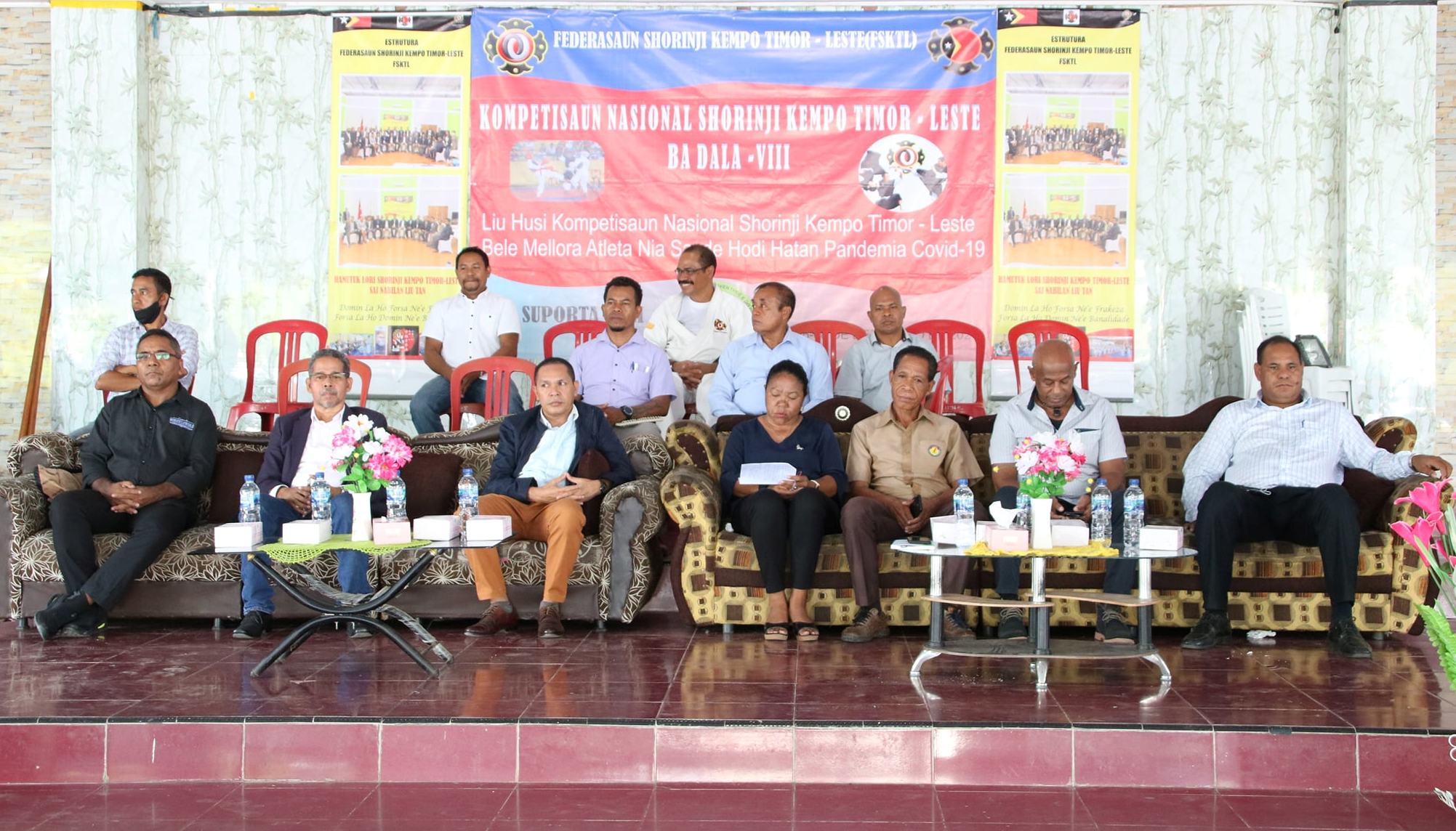 REITOR UNPAZ PARTISIPA IHA SERIMONIA KOMPETISAUN NASIONAL KEMPO TIMOR LESTE BA DALA VIII