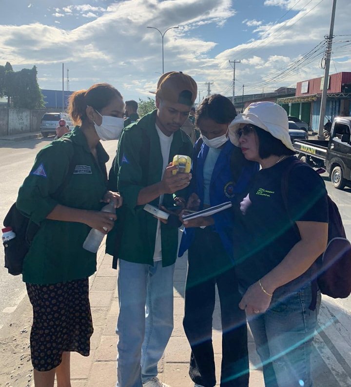 ESTUDANTE DEPARTAMENTU AMBIENTAL FSPCM UNPAZ HALO PRATIKA IHA KRUZAMENTU AIMUTIN