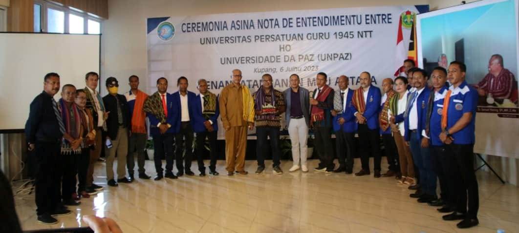 UNPAZ HO UNIVERSITAS PERSATUAN GURU 1945 NTT KUPANG SELEBRA NOTA KOOPERASAUN