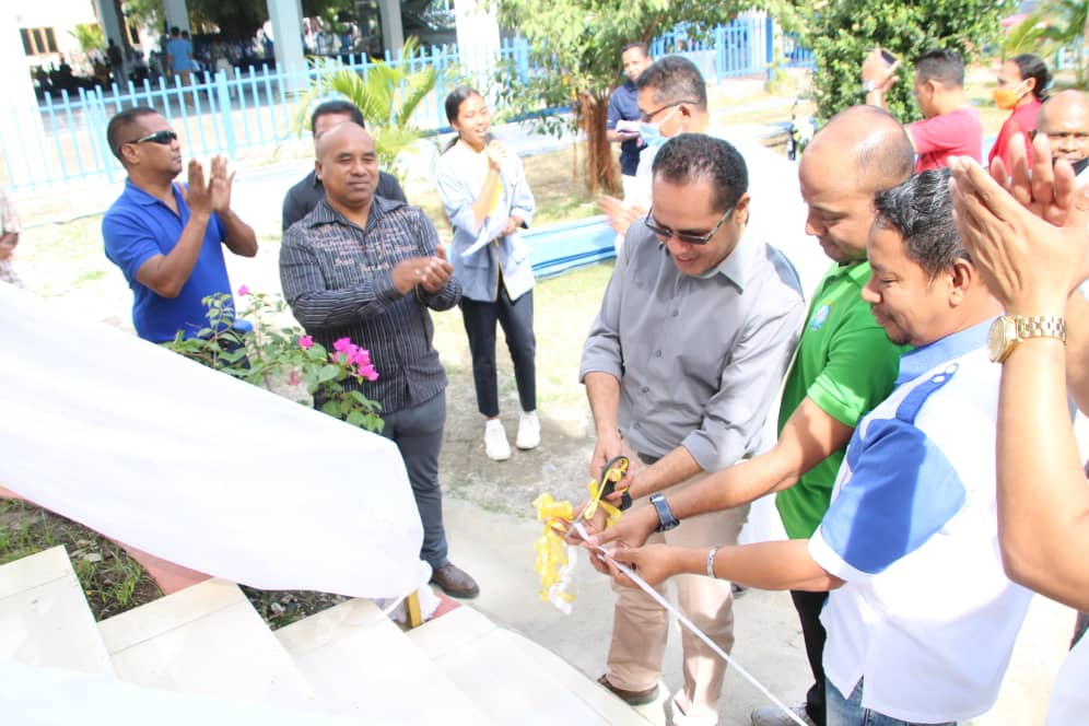 REITOR UNPAZ HO ESTRUTURA INAGURA JARDIM FOUN FAKULADE EKONOMIA IHA KAMPUS UNPAZ